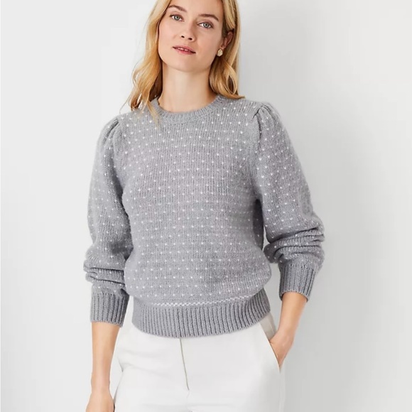 Ann Taylor Sweaters - Ann Taylor Bird’s Eye Sweater Sz. M